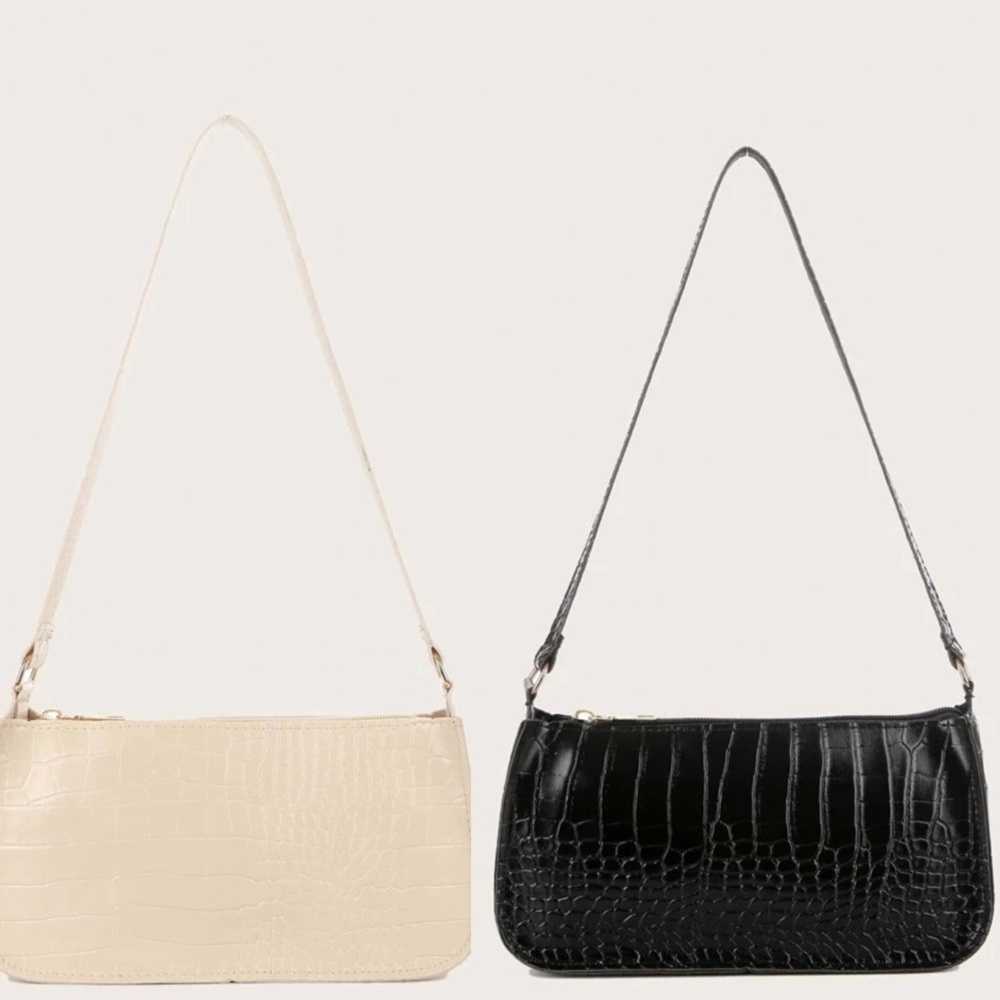 SHEIN | Croc Embossed Shoulder Bags